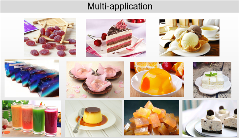 Edible gelatin in food applications
